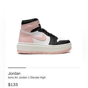 Nike Air Jordan 1 Elevate High Black Pink White